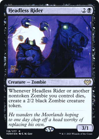 {R} Headless Rider [Innistrad: Crimson Vow Prerelease Promos][PR VOW 118]