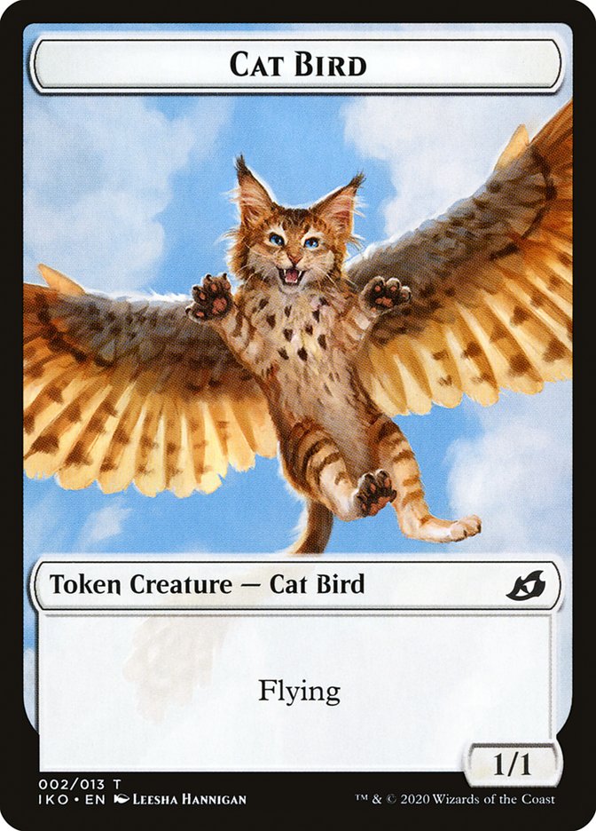 {T} Cat Bird Token [Ikoria: Lair of Behemoths Tokens][TIKO 002]