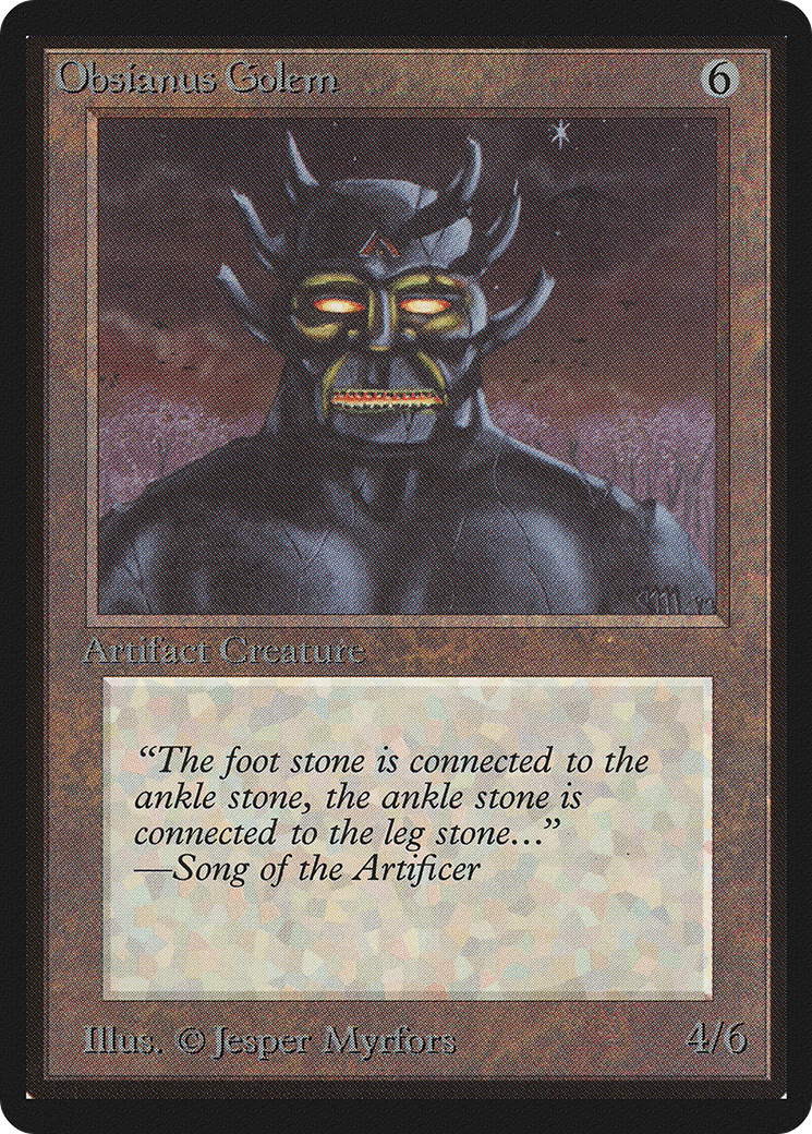 {C} Obsianus Golem [Beta Edition][LEB 268]