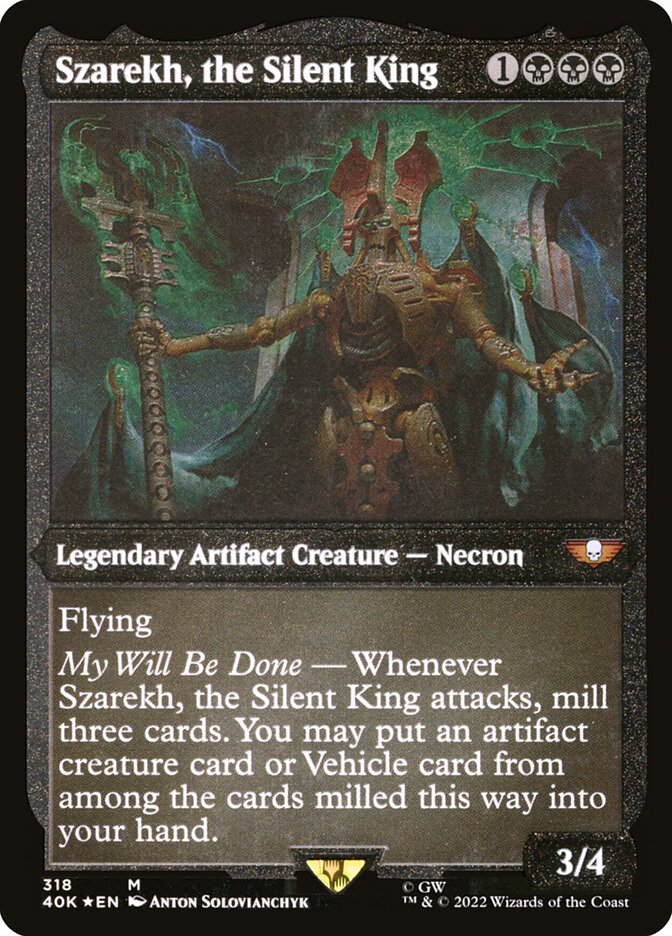 {R} Szarekh, the Silent King [Universes Beyond: Warhammer 40,000][40K 001]