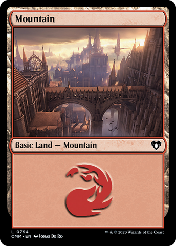 {B} Mountain (794) [Commander Masters][CMM 794]