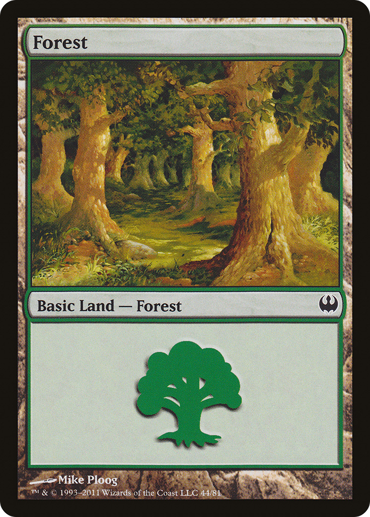 {B}[DDG 044] Forest (44) [Duel Decks: Knights vs. Dragons]
