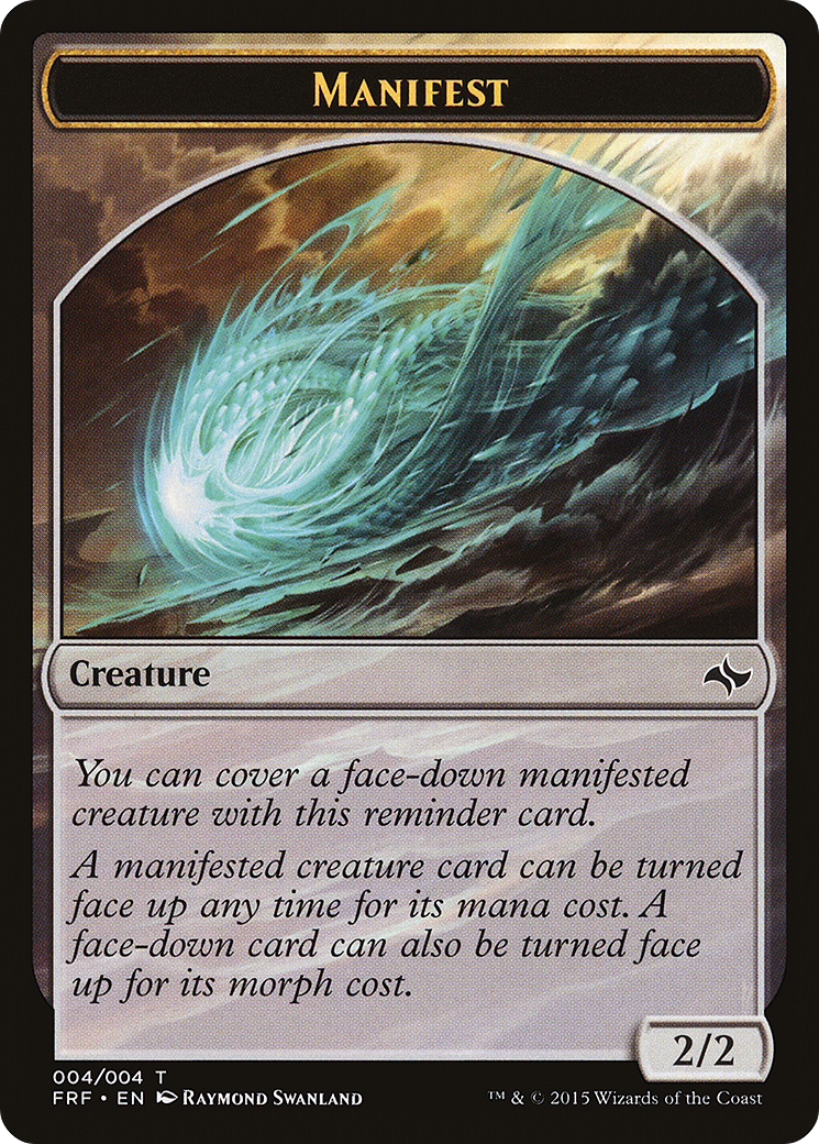 {T} Manifest [Fate Reforged Tokens][TFRF 004]