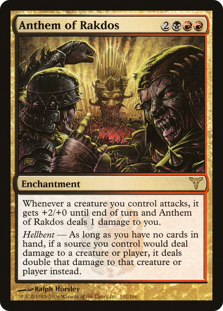 {R} Anthem of Rakdos [Dissension][DIS 102]
