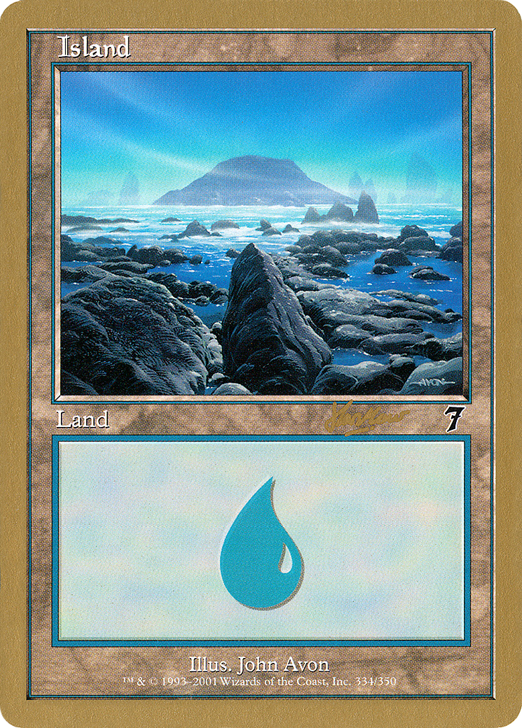 {B}[GB WC02 SHH334] Island (shh334) (Sim Han How) [World Championship Decks 2002]