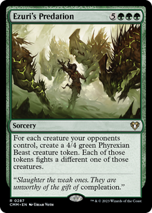{R} Ezuri's Predation [Commander Masters][CMM 287]
