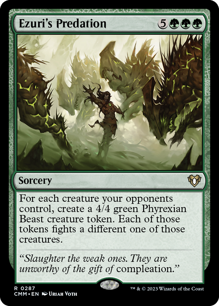 {R} Ezuri's Predation [Commander Masters][CMM 287]