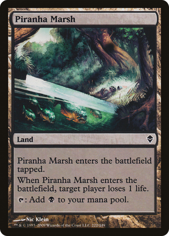 {C} Piranha Marsh [Zendikar][ZEN 222]