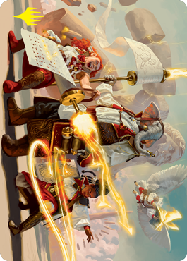{A} Lorehold Command Art Card (Gold-Stamped Signature) [Strixhaven: School of Mages Art Series][GS ASTX 031]