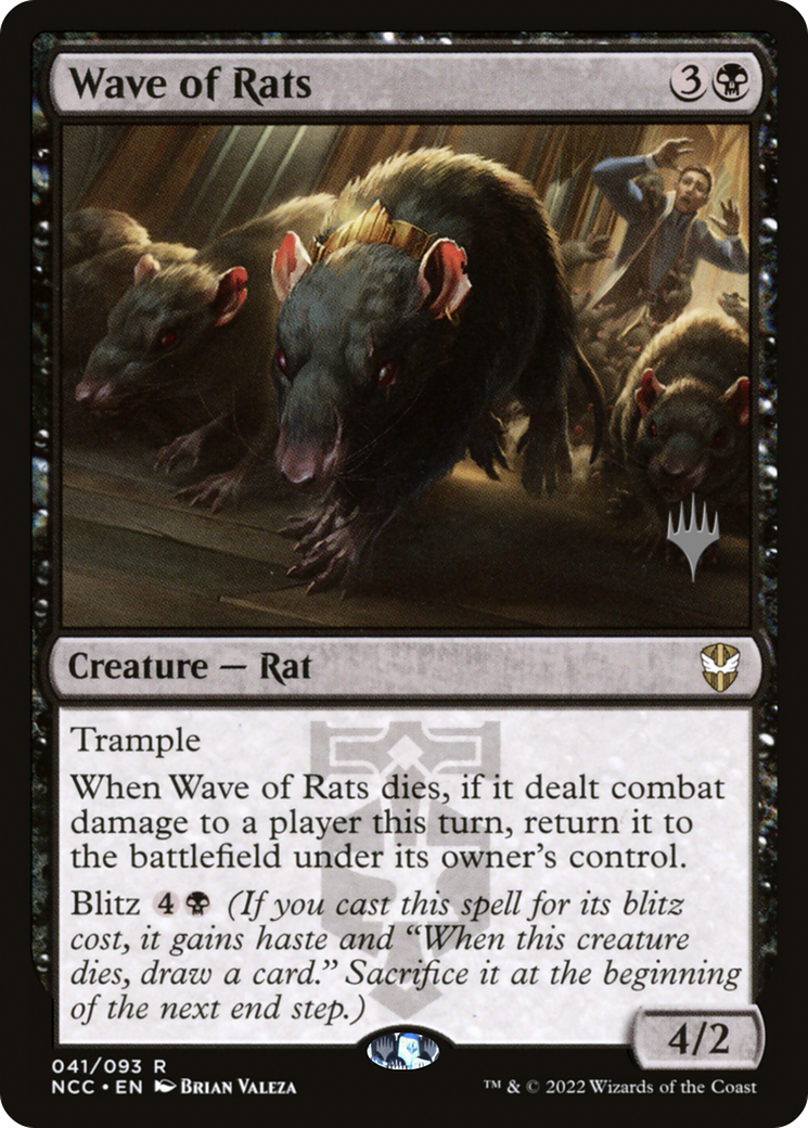 {R} Wave of Rats (Promo Pack) [Streets of New Capenna Commander Promos][PP NCC 041]
