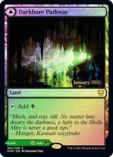{R} Darkbore Pathway // Slitherbore Pathway [Kaldheim Prerelease Promos][PR KHM 254] - Misty Mountain Games