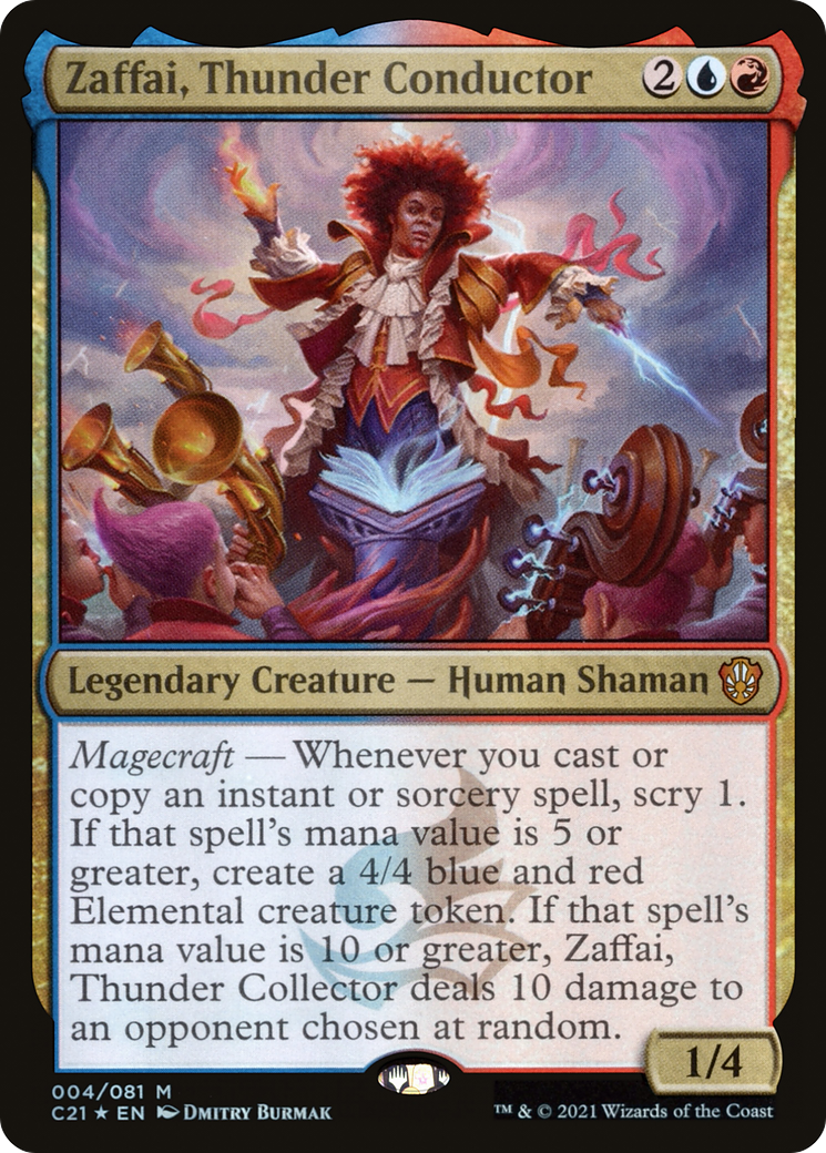 {R} Zaffai, Thunder Conductor [Commander 2021][C21 004]