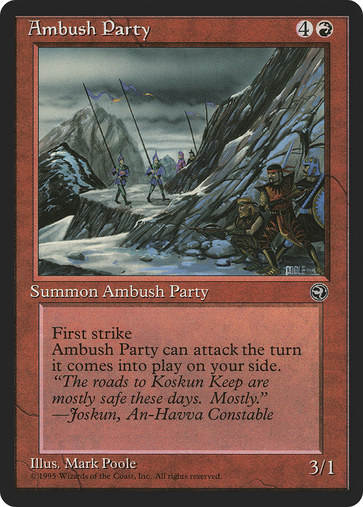 {C} Ambush Party (Joskun Flavor Text) [Homelands][HML 63B]