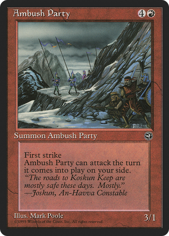 {C} Ambush Party (Joskun Flavor Text) [Homelands][HML 63B]