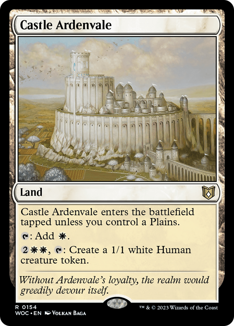 {R} Castle Ardenvale [Wilds of Eldraine Commander][WOC 154]