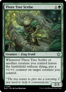 {@C} Three Tree Scribe [Bloomburrow][BLB 199]