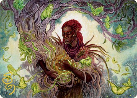 {A} Circle of Dreams Druid Art Card (Gold-Stamped Signature) [Dungeons & Dragons: Adventures in the Forgotten Realms Art Series][GS AAFR 066]