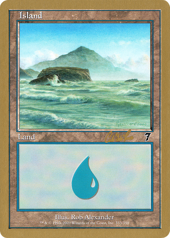 {B}[GB WC02 CR333] Island (cr333) (Carlos Romao) [World Championship Decks 2002]