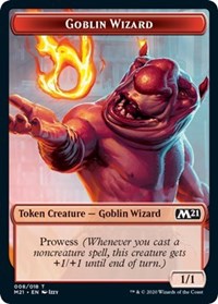 {T} Goblin Wizard // Knight Double-sided Token [Core Set 2021 Tokens][TM21 008]