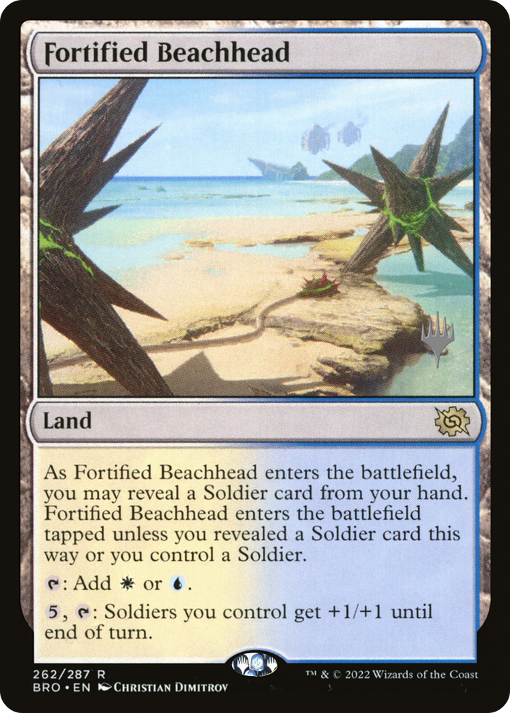 {R} Fortified Beachhead [The Brothers' War: Promo Pack][PP BRO 262]