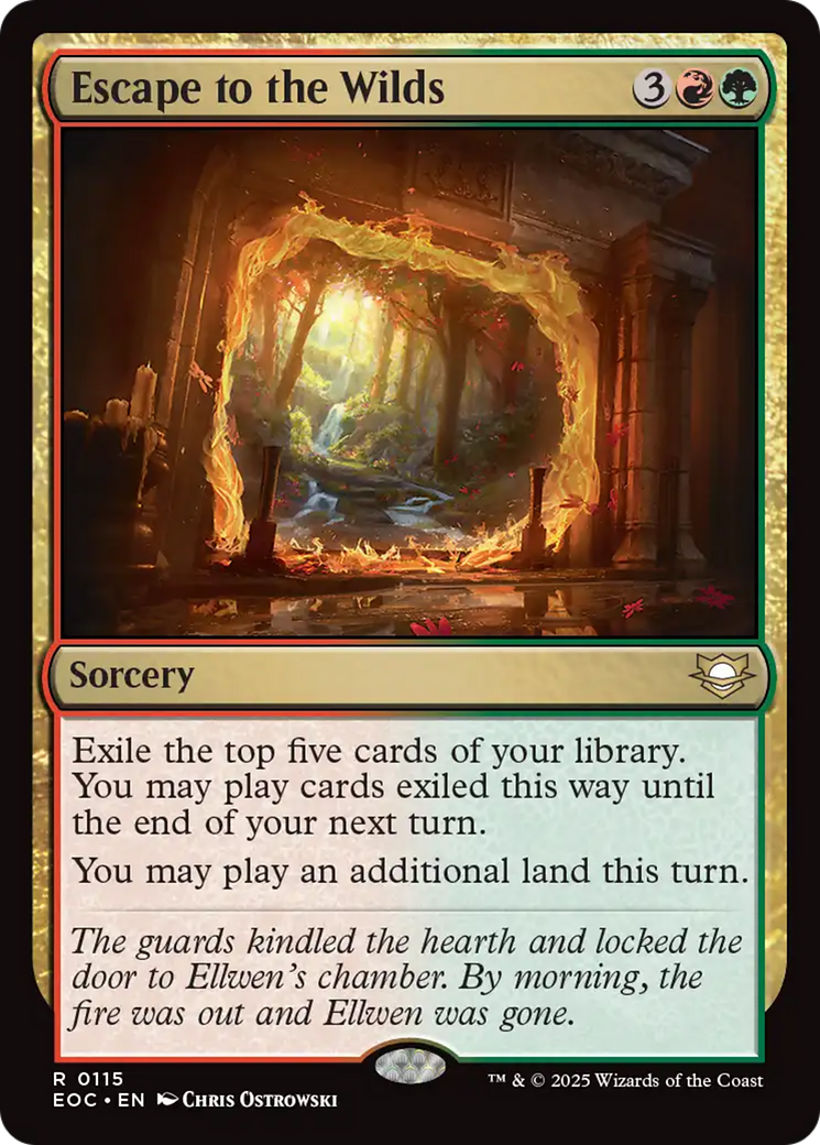 {@@ EOC R} Escape to the Wilds [Edge of Eternities Commander] [EOC 115]