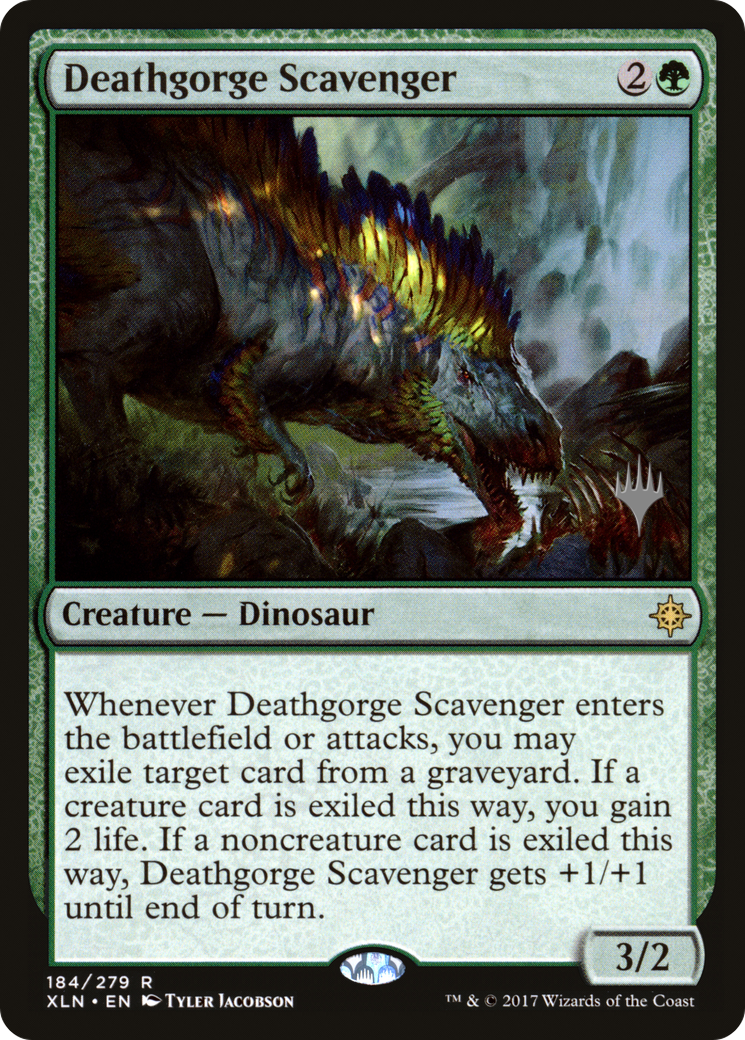 {R} Deathgorge Scavenger (Promo Pack) [Ixalan Promos][PP XLN 184]