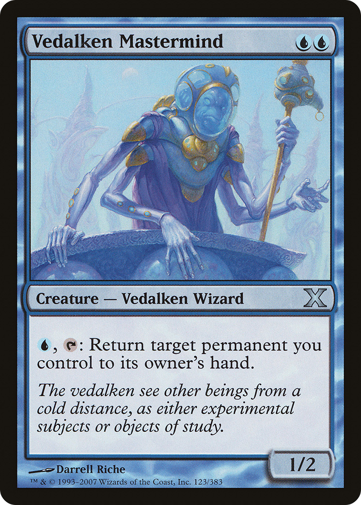 {C} Vedalken Mastermind [Tenth Edition][10E 123]