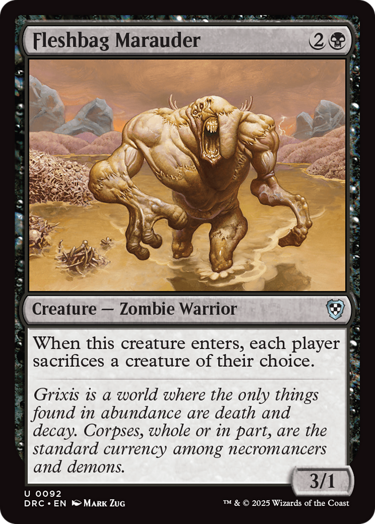 {C} Fleshbag Marauder [Aetherdrift Commander][DRC 092]