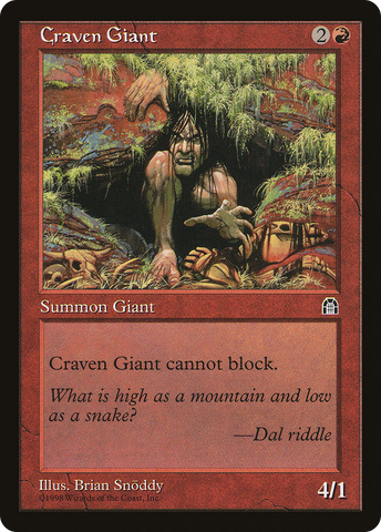 {C} Craven Giant [Stronghold][STH 078]