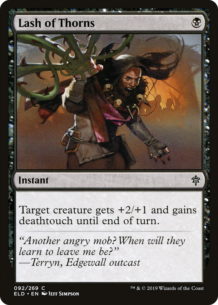 {C} Lash of Thorns [Throne of Eldraine][ELD 092]