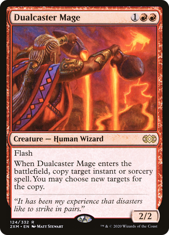 {R} Dualcaster Mage [Double Masters][2XM 124]