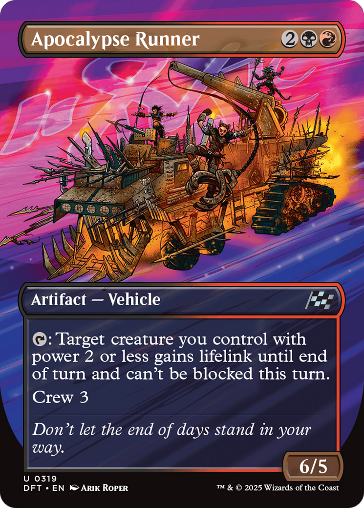 {@C} Apocalypse Runner (Borderless) [Aetherdrift][DFT 319]
