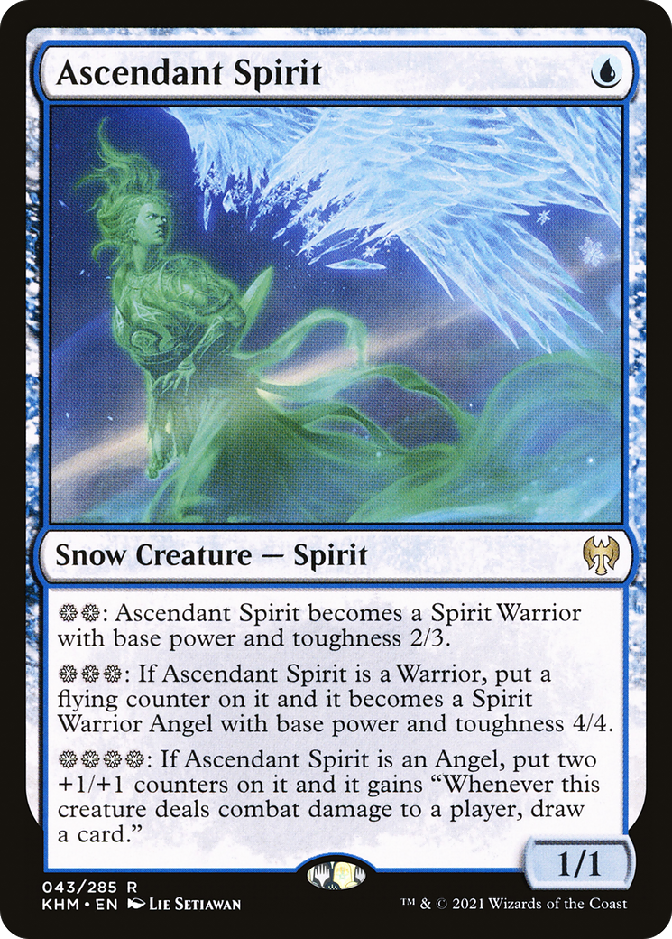 {R} Ascendant Spirit [Kaldheim][KHM 043]