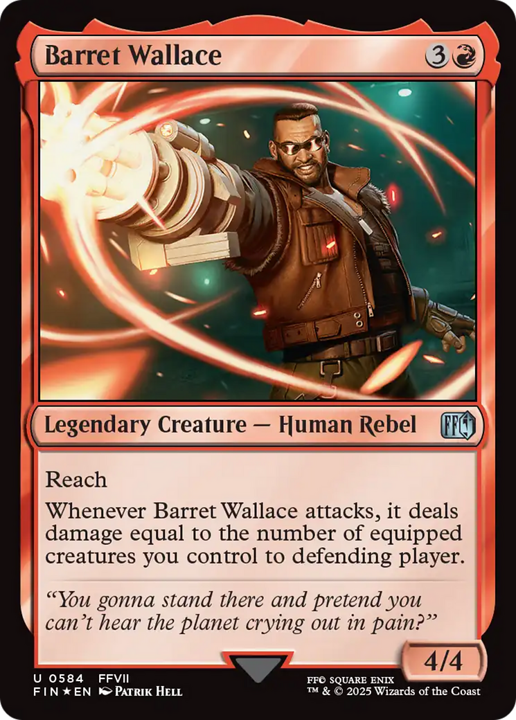 {@C} Barret Wallace (Surge Foil) [FINAL FANTASY][FIN 584]