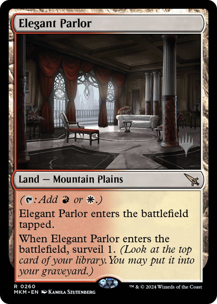 {R} Elegant Parlor (Promo Pack) [Murders at Karlov Manor Promos][PP MKM 260]