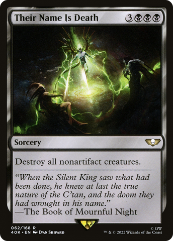 {R} Their Name Is Death [Universes Beyond: Warhammer 40,000][40K 062]