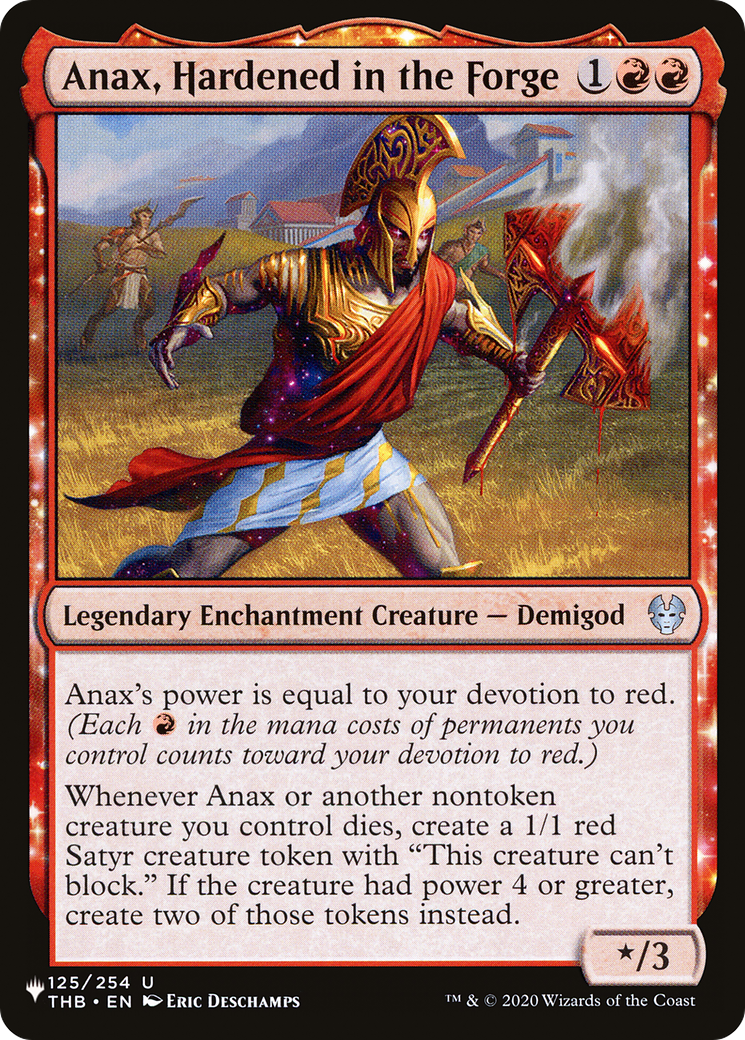 Anax, Hardened in the Forge [LIST 125/254] : (enchantment)