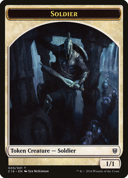 {T} Soldier Token [Commander 2016 Tokens][TC16 005]