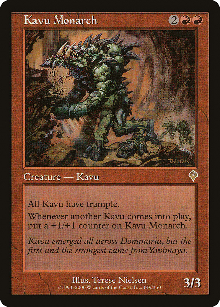 {R} Kavu Monarch [Invasion][INV 149]