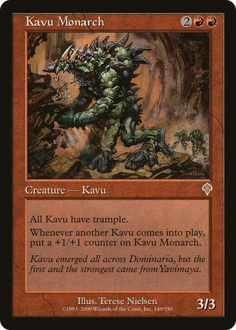 {R} Kavu Monarch [Invasion][INV 149]