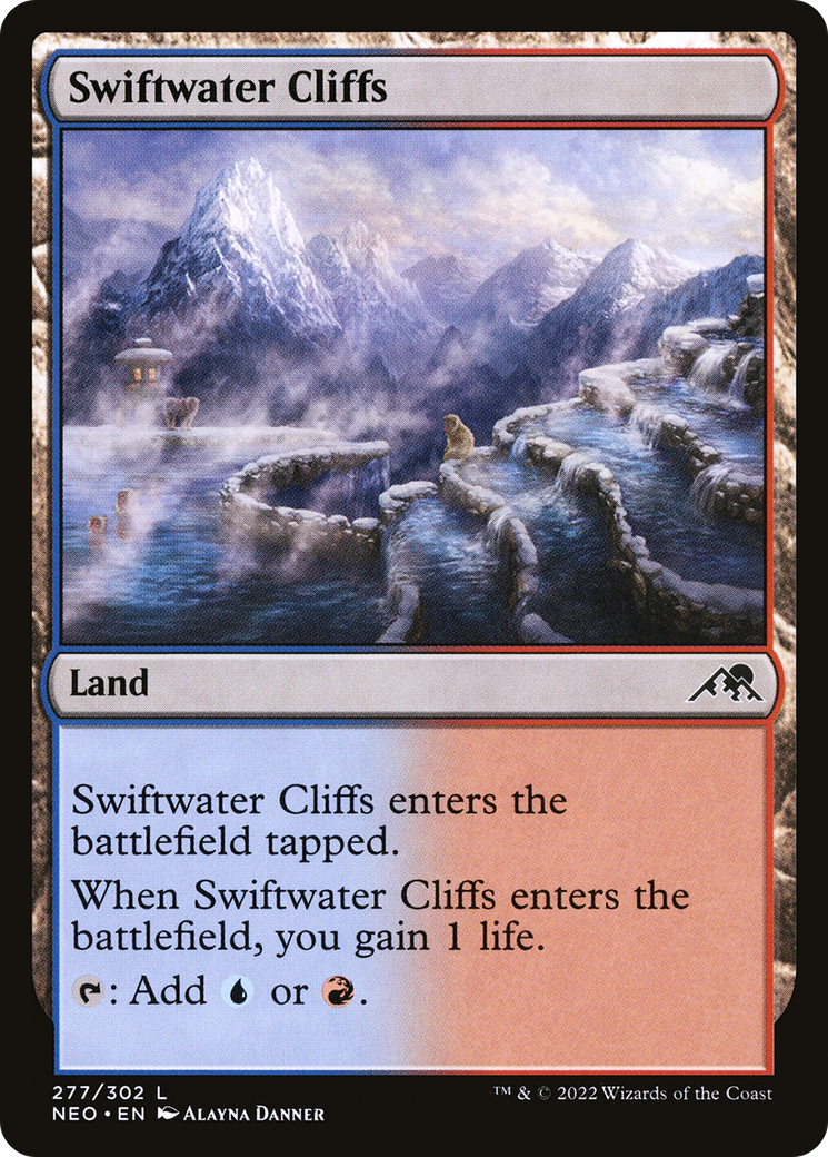 {C} Swiftwater Cliffs [Kamigawa: Neon Dynasty][NEO 277]