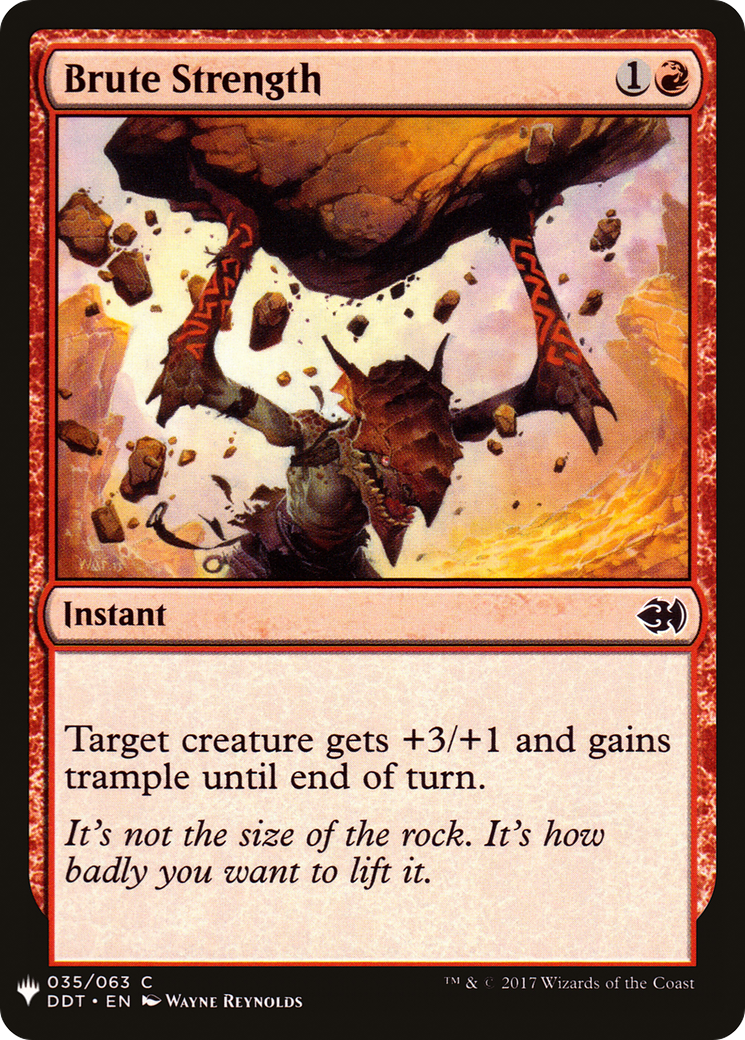 {C} Brute Strength [Mystery Booster][LS DDT 035]