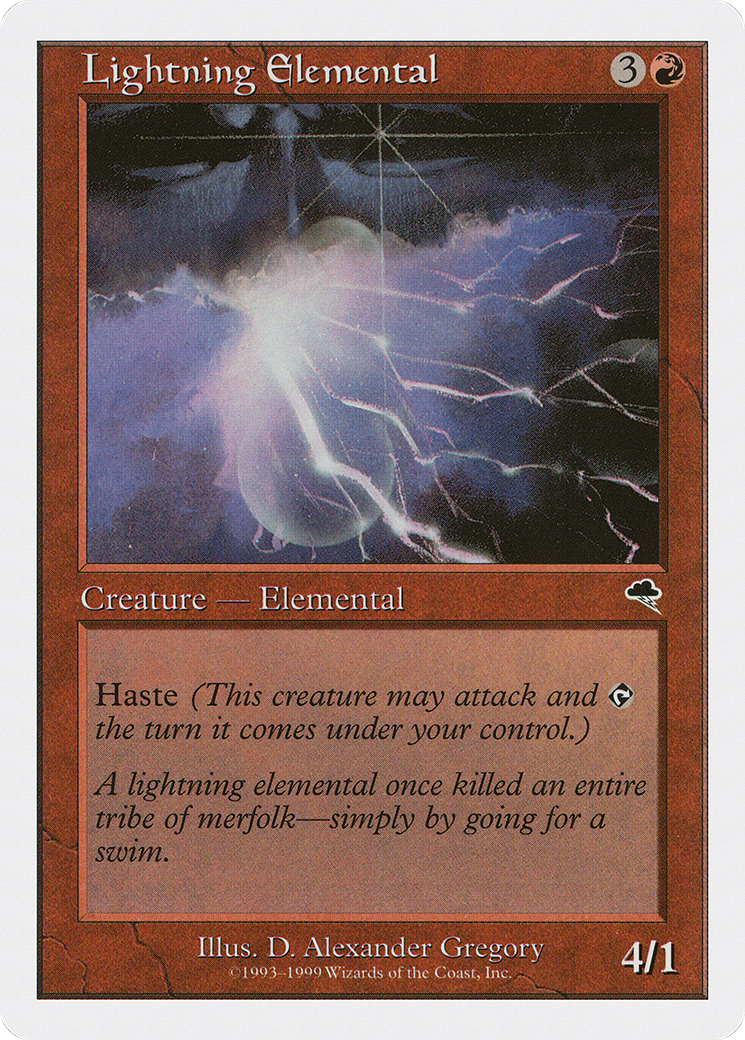 {C} Lightning Elemental [Battle Royale][BRB 037]