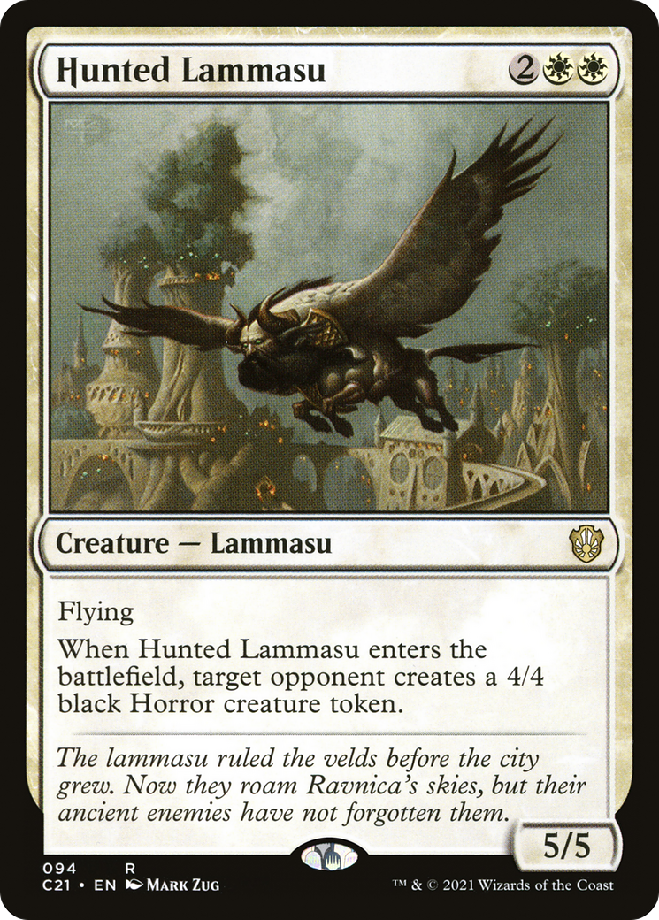 {R} Hunted Lammasu [Commander 2021][C21 094]