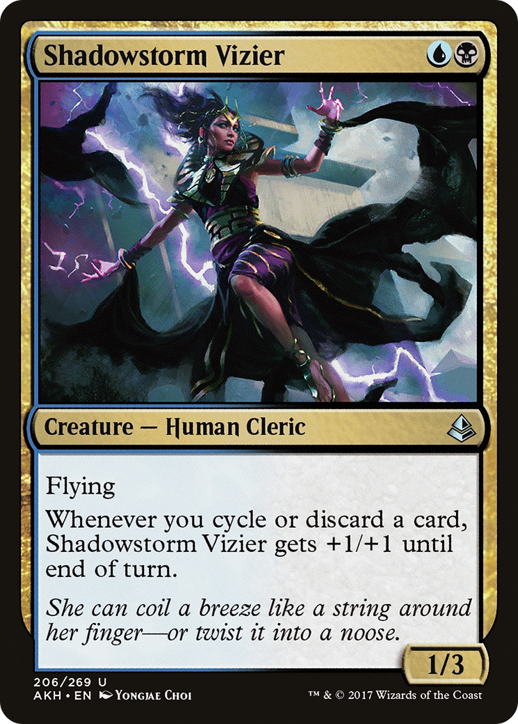 {C} Shadowstorm Vizier [Amonkhet][AKH 206]