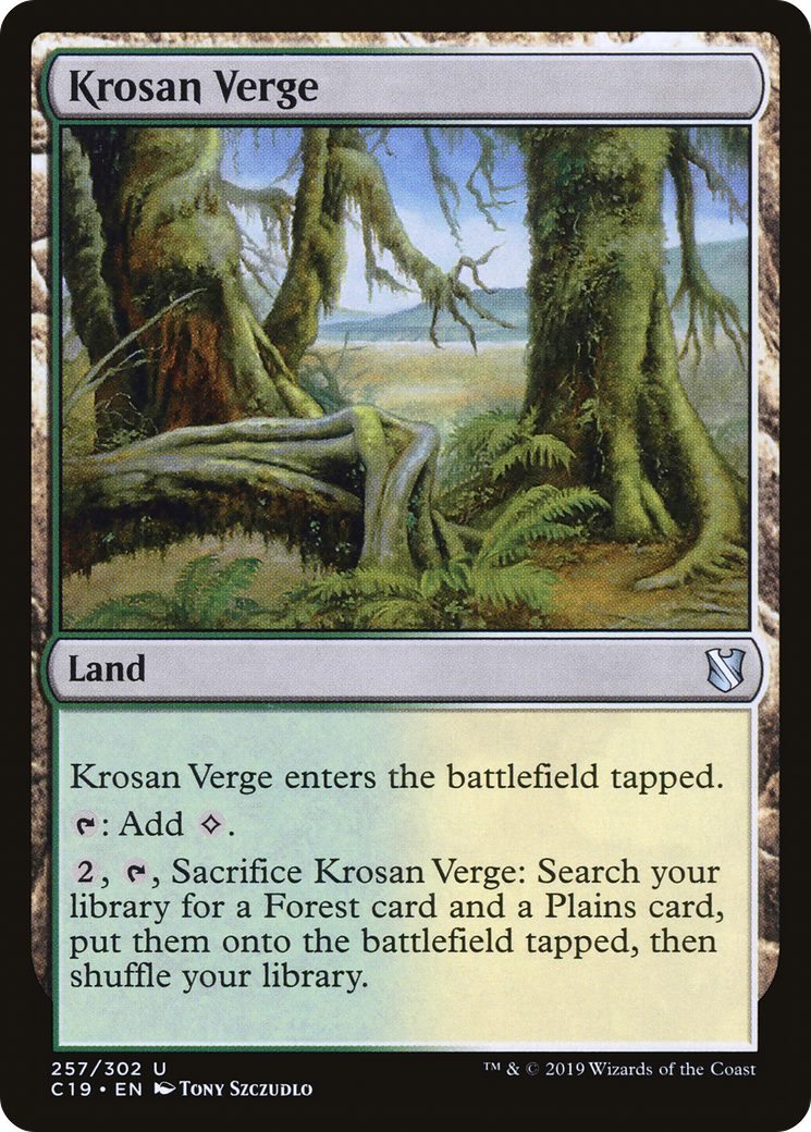 {C} Krosan Verge [Commander 2019][C19 257]