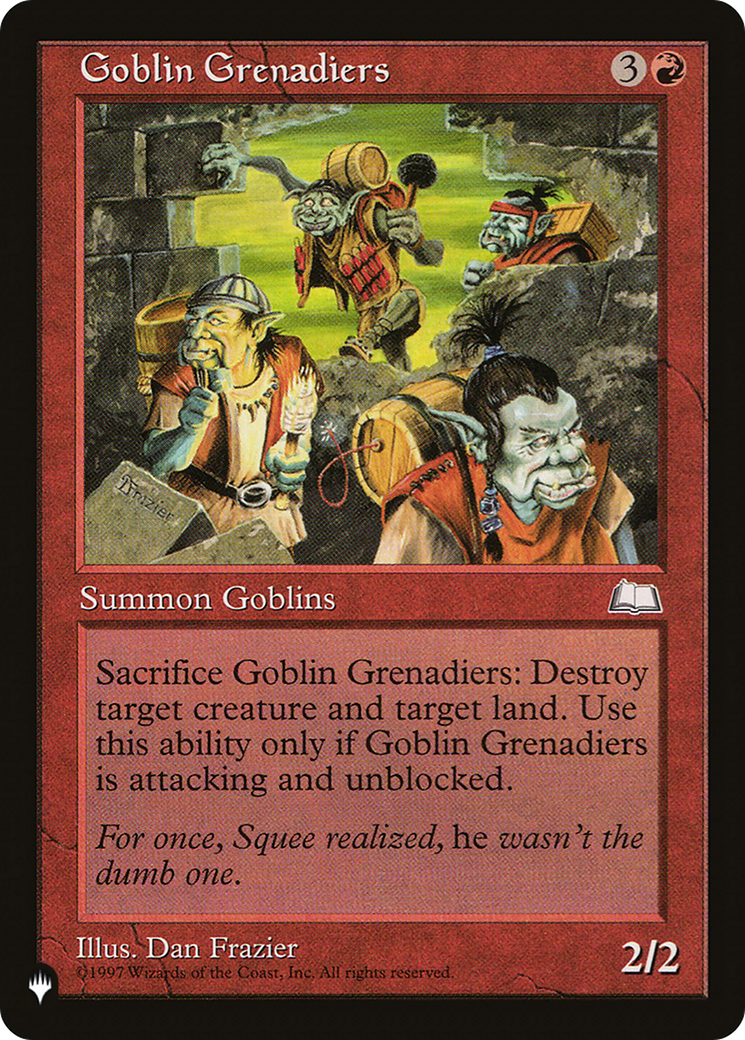 Goblin Grenadiers [LIST ]