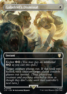 {R} Galadriel's Dismissal (Borderless) [The Lord of the Rings: Tales of Middle-Earth Commander][LTC 500]