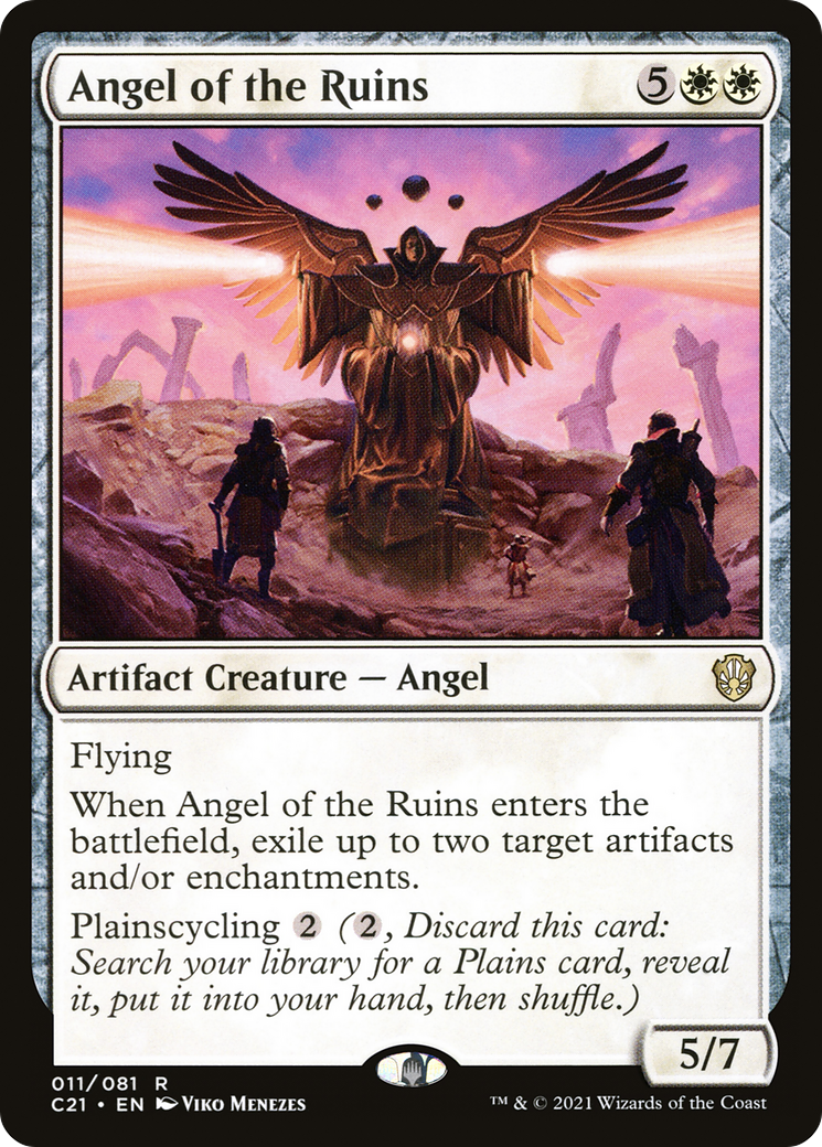 {R} Angel of the Ruins [Commander 2021][C21 011]