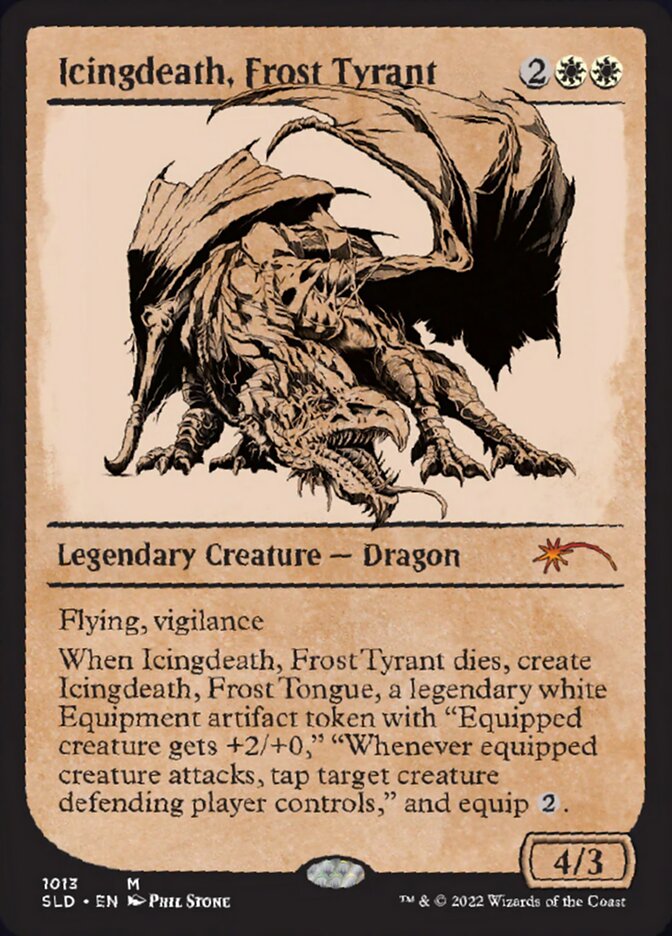 {R} Icingdeath, Frost Tyrant (Showcase) [Secret Lair Drop Series][SLD 1013]